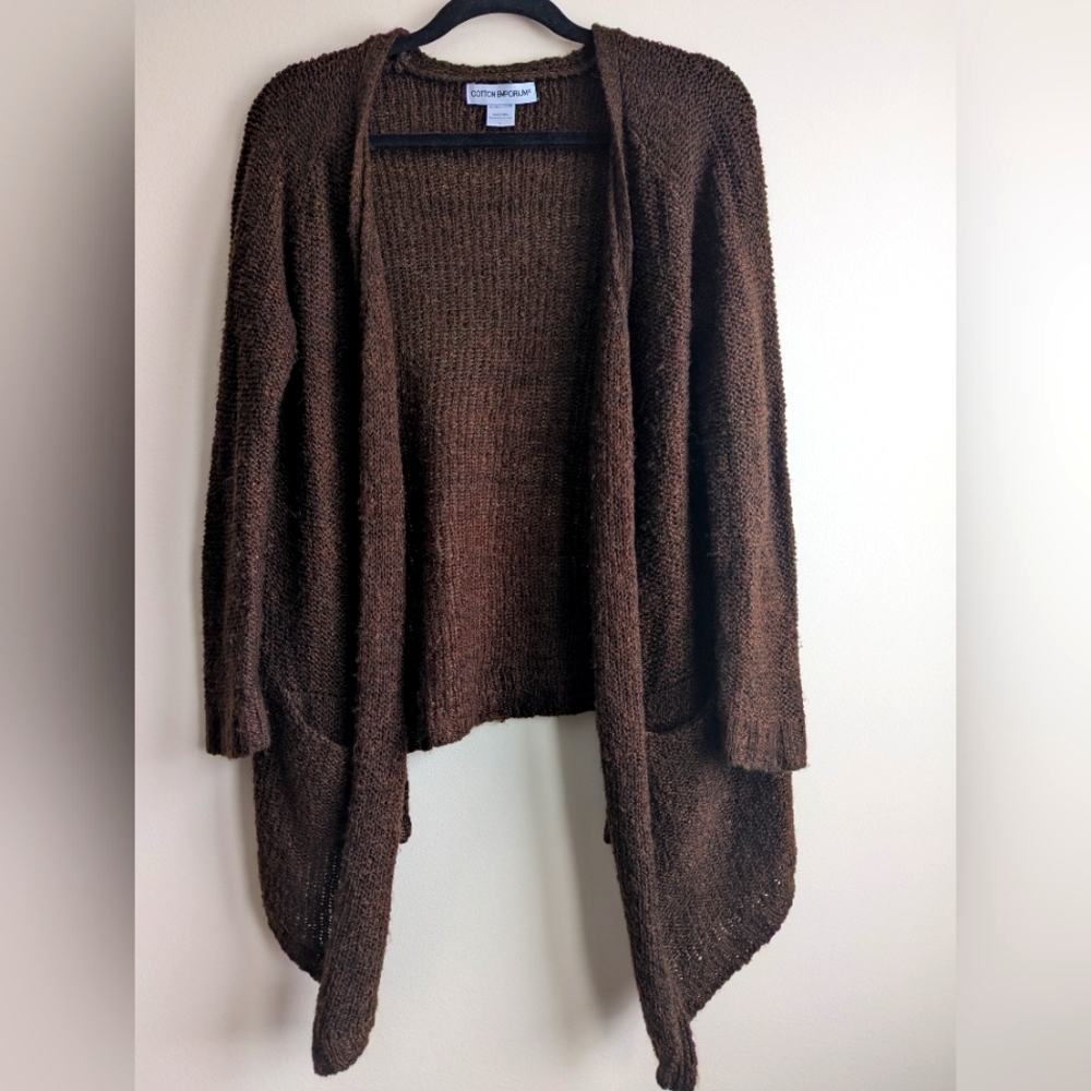 Grandpa Cardigan - Chocolate Brown